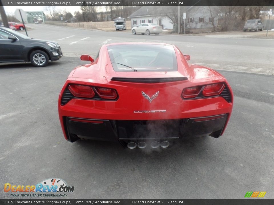 2019 Chevrolet Corvette Stingray Coupe Torch Red / Adrenaline Red Photo #9