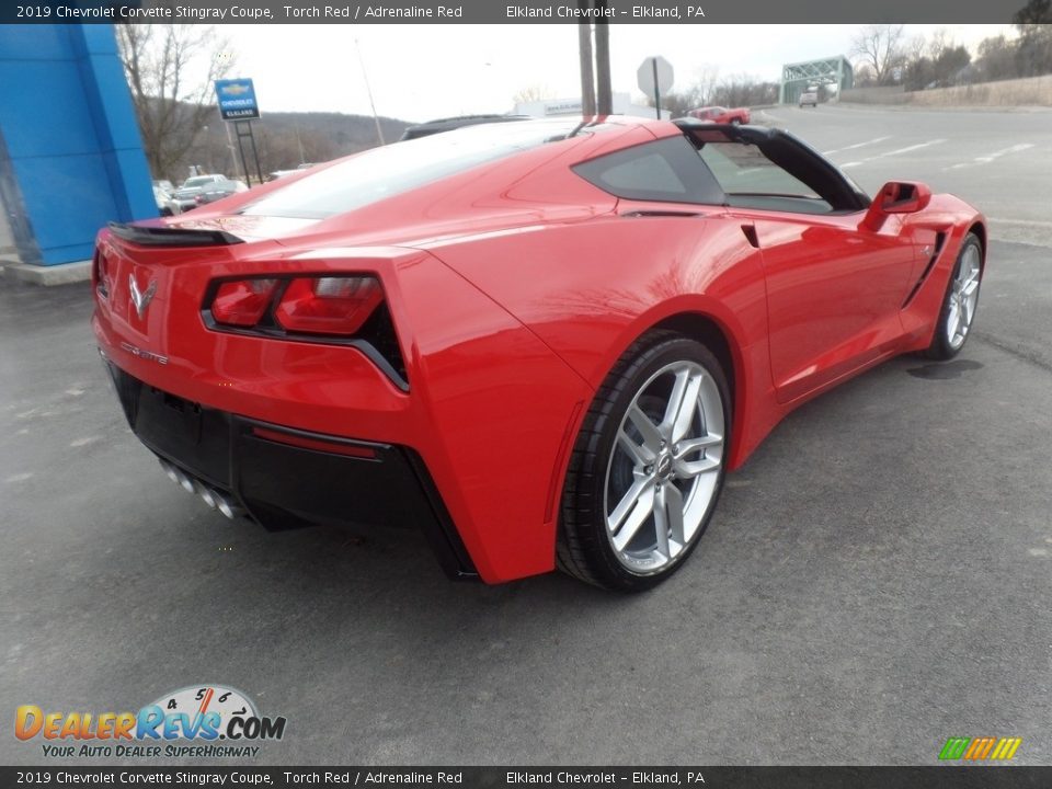 2019 Chevrolet Corvette Stingray Coupe Torch Red / Adrenaline Red Photo #10