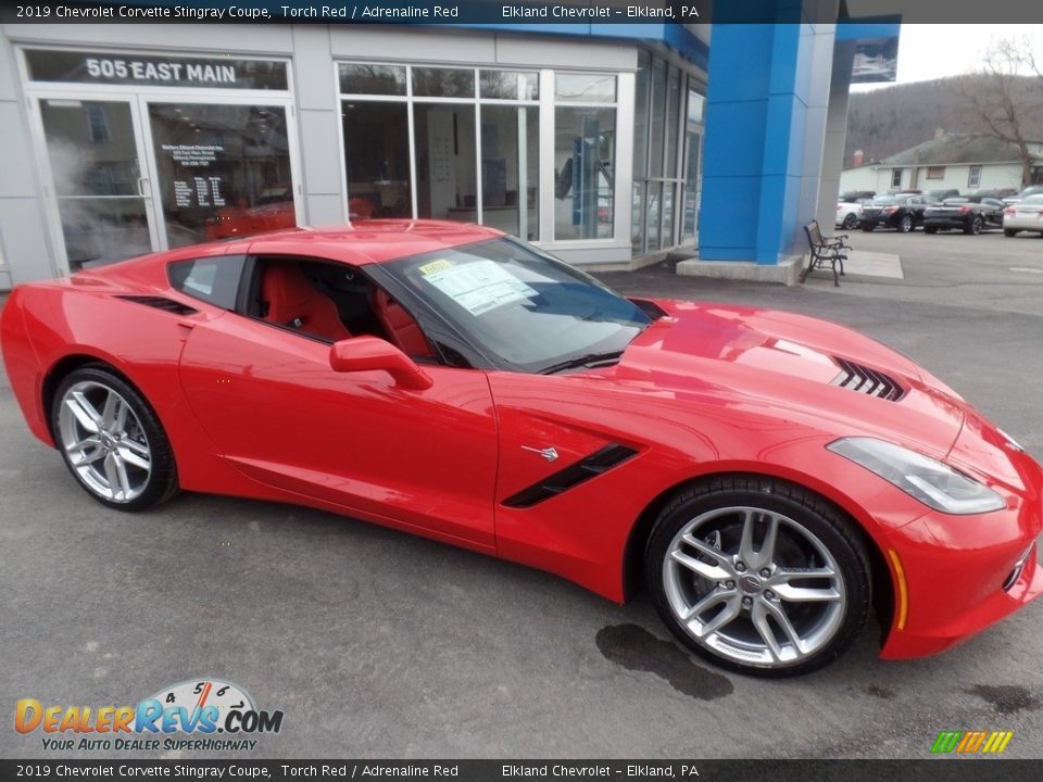 2019 Chevrolet Corvette Stingray Coupe Torch Red / Adrenaline Red Photo #15
