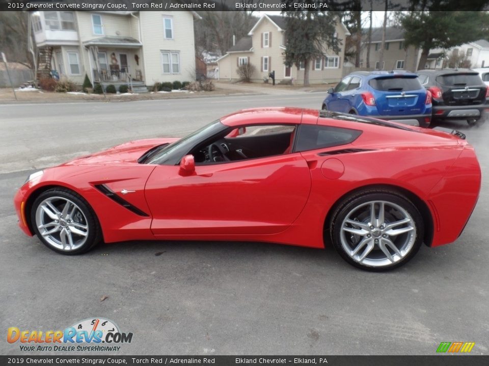 2019 Chevrolet Corvette Stingray Coupe Torch Red / Adrenaline Red Photo #17