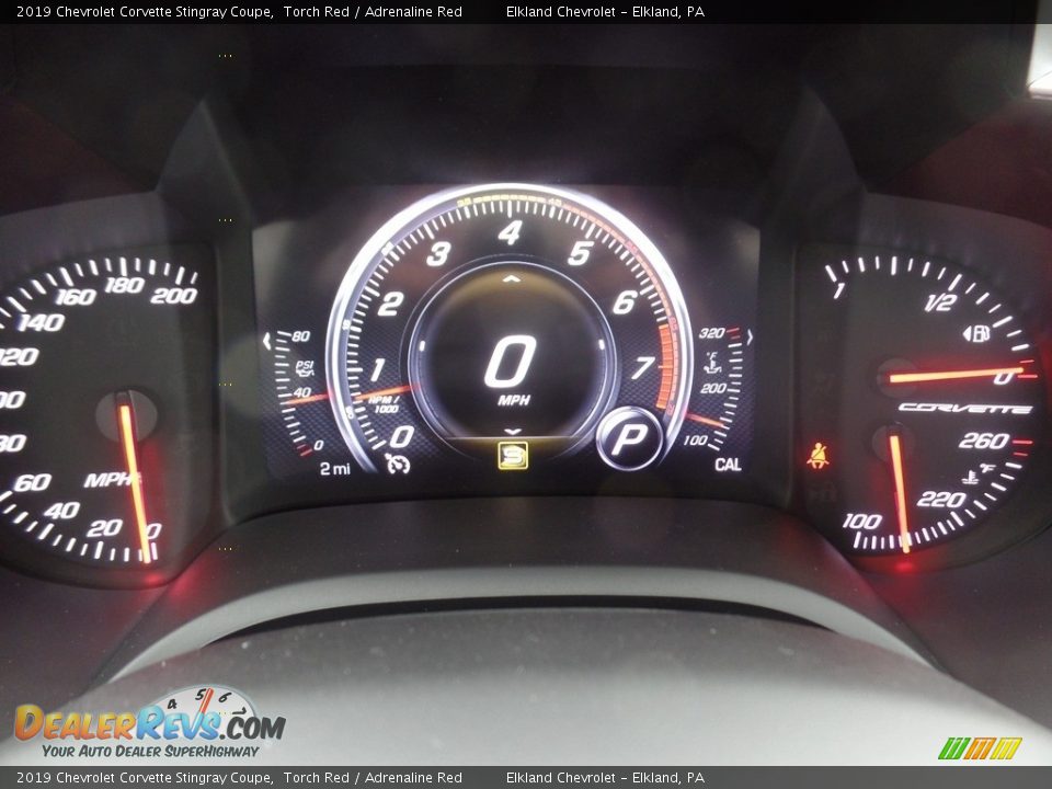 2019 Chevrolet Corvette Stingray Coupe Gauges Photo #26