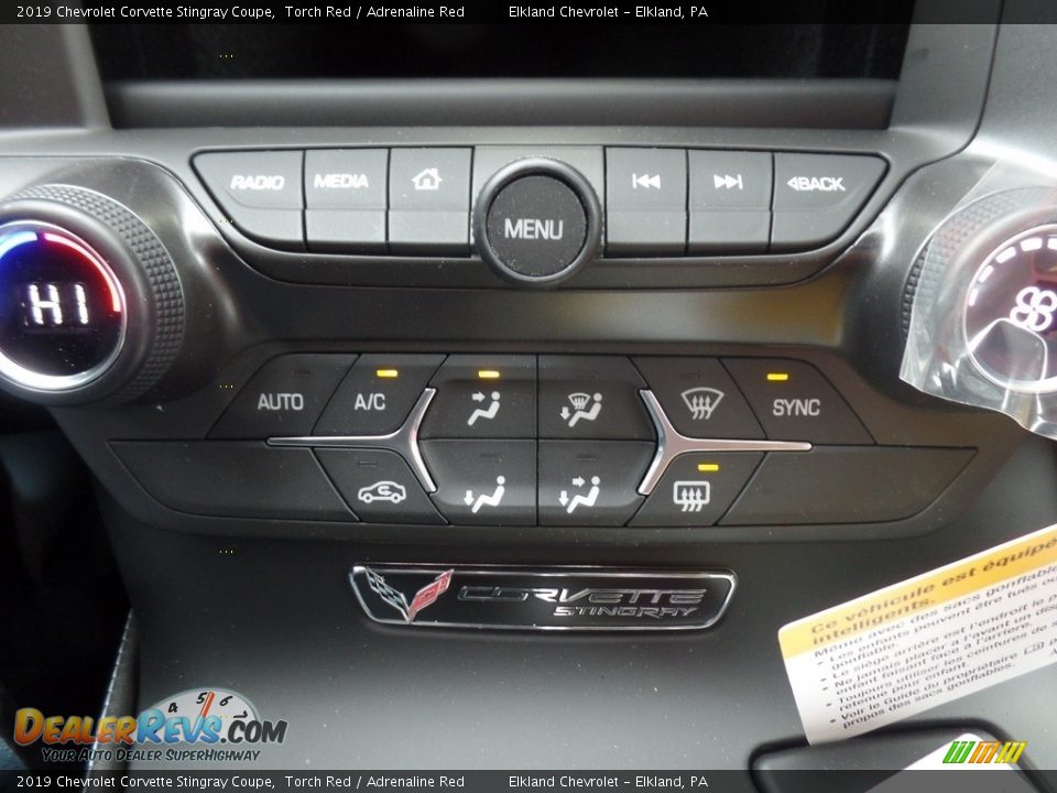 2019 Chevrolet Corvette Stingray Coupe Torch Red / Adrenaline Red Photo #33