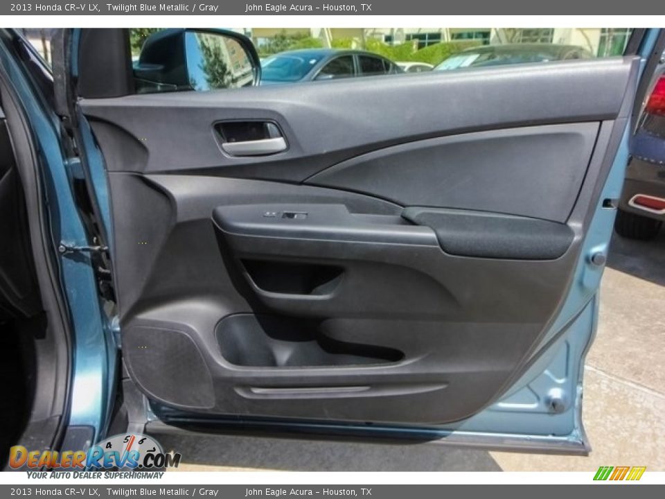 2013 Honda CR-V LX Twilight Blue Metallic / Gray Photo #24
