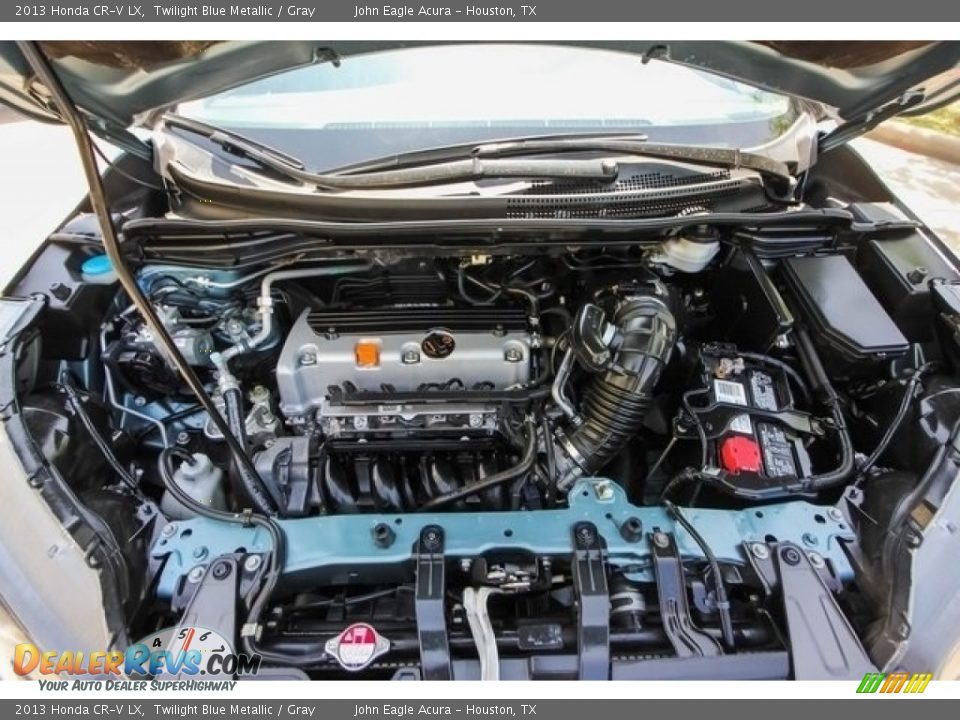 2013 Honda CR-V LX Twilight Blue Metallic / Gray Photo #26