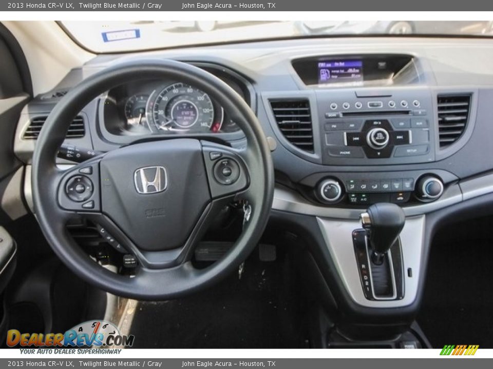 2013 Honda CR-V LX Twilight Blue Metallic / Gray Photo #27