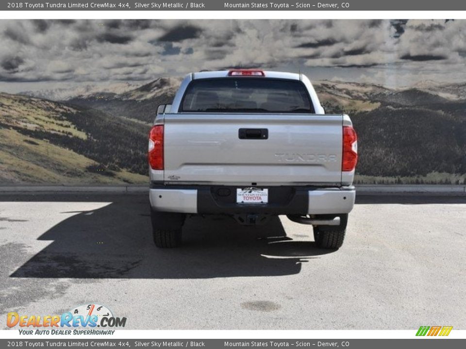 2018 Toyota Tundra Limited CrewMax 4x4 Silver Sky Metallic / Black Photo #4