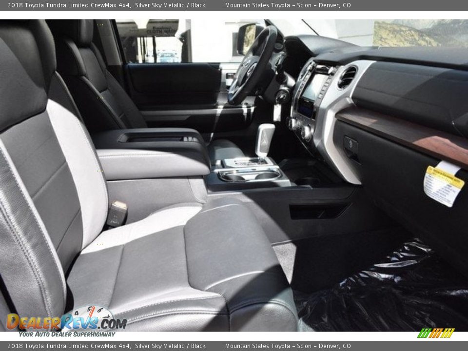 2018 Toyota Tundra Limited CrewMax 4x4 Silver Sky Metallic / Black Photo #12