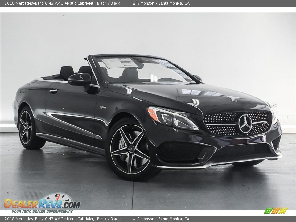 Front 3/4 View of 2018 Mercedes-Benz C 43 AMG 4Matic Cabriolet Photo #12