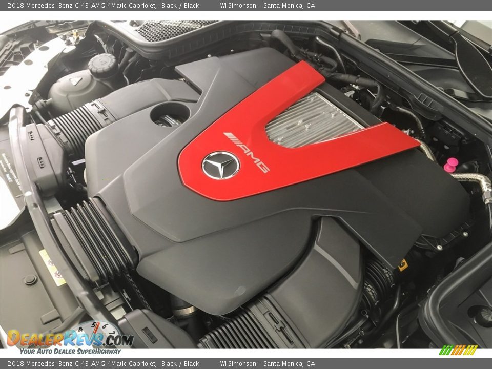 2018 Mercedes-Benz C 43 AMG 4Matic Cabriolet 3.0 Liter AMG biturbo DOHC 24-Valve VVT V6 Engine Photo #31