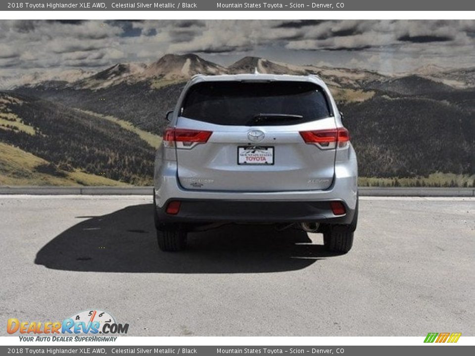 2018 Toyota Highlander XLE AWD Celestial Silver Metallic / Black Photo #4