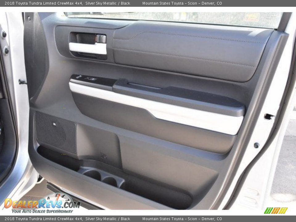 2018 Toyota Tundra Limited CrewMax 4x4 Silver Sky Metallic / Black Photo #22