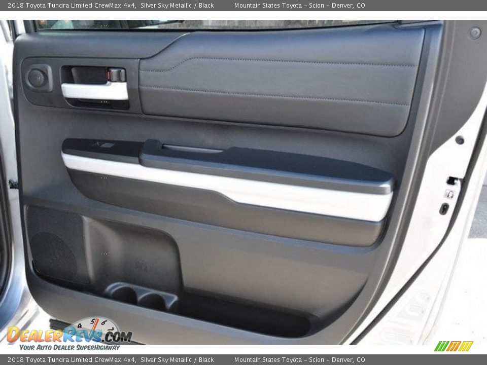 2018 Toyota Tundra Limited CrewMax 4x4 Silver Sky Metallic / Black Photo #23