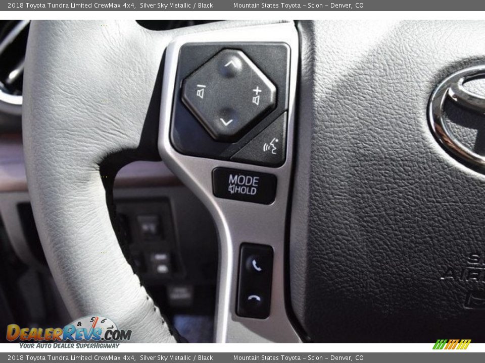 2018 Toyota Tundra Limited CrewMax 4x4 Silver Sky Metallic / Black Photo #26