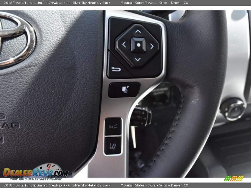 2018 Toyota Tundra Limited CrewMax 4x4 Silver Sky Metallic / Black Photo #27