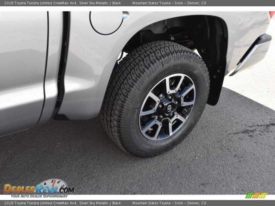 2018 Toyota Tundra Limited CrewMax 4x4 Silver Sky Metallic / Black Photo #33