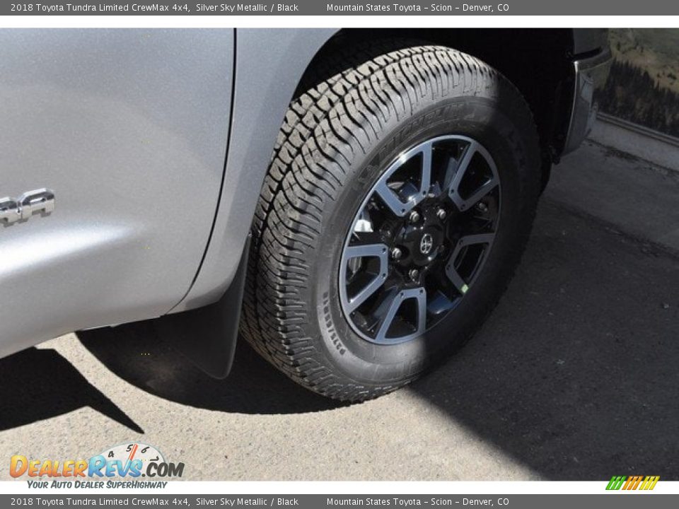 2018 Toyota Tundra Limited CrewMax 4x4 Silver Sky Metallic / Black Photo #35