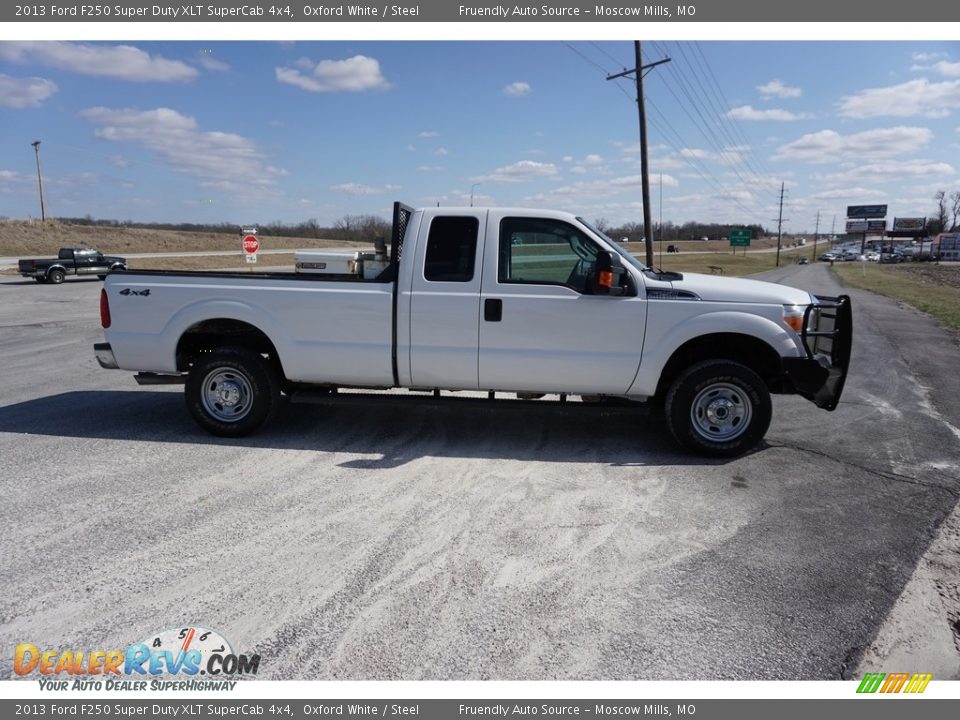 2013 Ford F250 Super Duty XLT SuperCab 4x4 Oxford White / Steel Photo #2