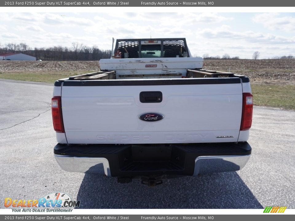 2013 Ford F250 Super Duty XLT SuperCab 4x4 Oxford White / Steel Photo #16