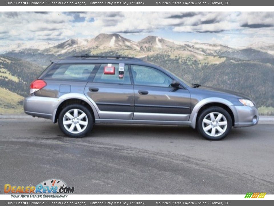2009 Subaru Outback 2.5i Special Edition Wagon Diamond Gray Metallic / Off Black Photo #2