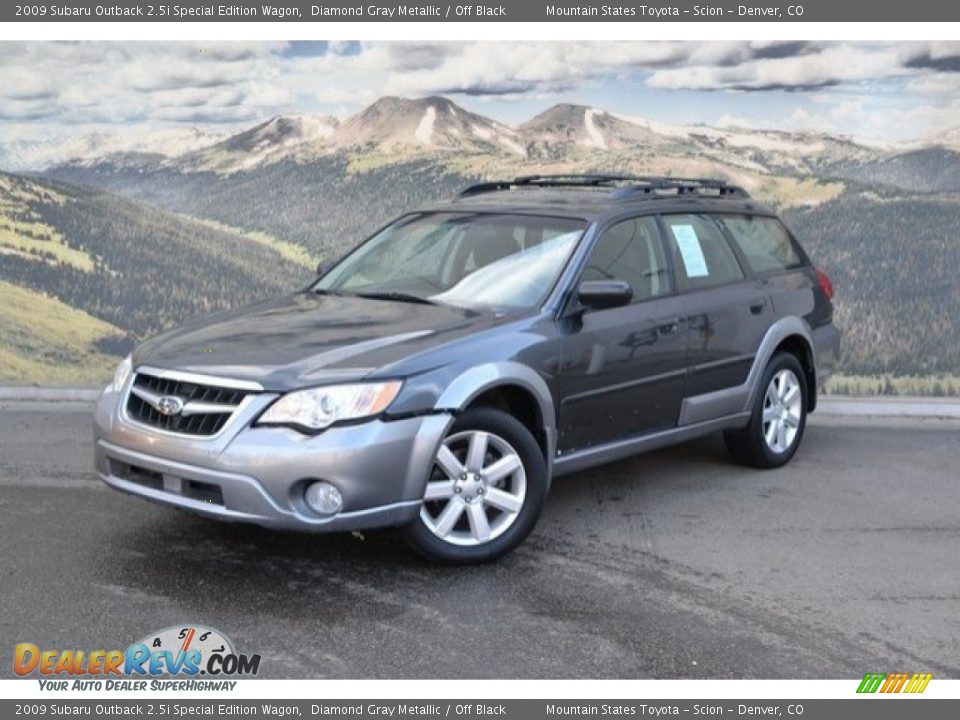 2009 Subaru Outback 2.5i Special Edition Wagon Diamond Gray Metallic / Off Black Photo #5