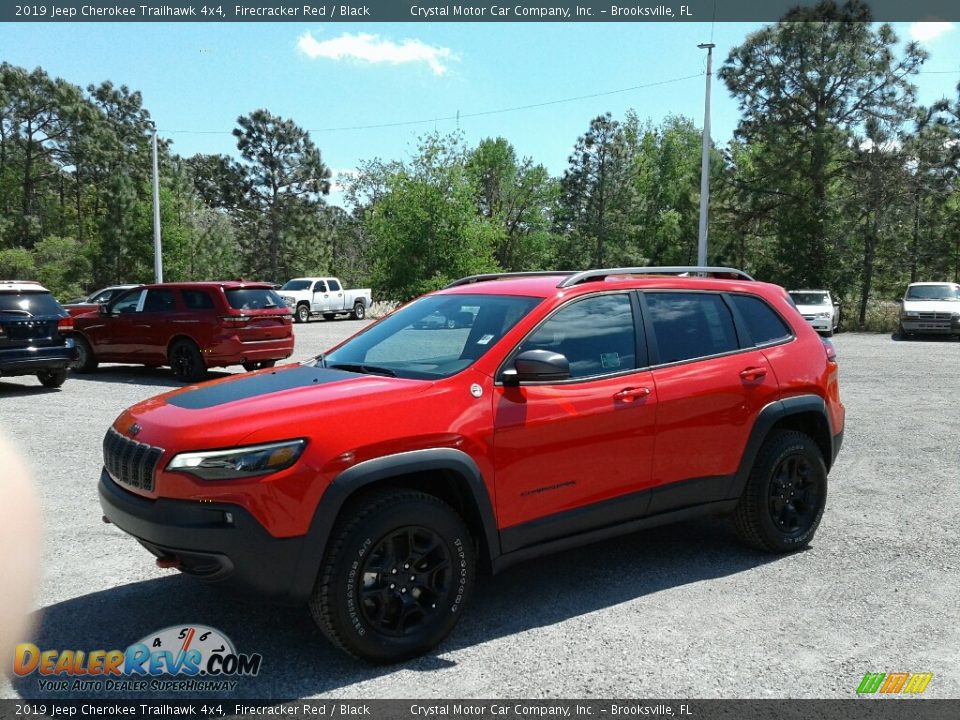 2019 Jeep Cherokee Trailhawk 4x4 Firecracker Red / Black Photo #1