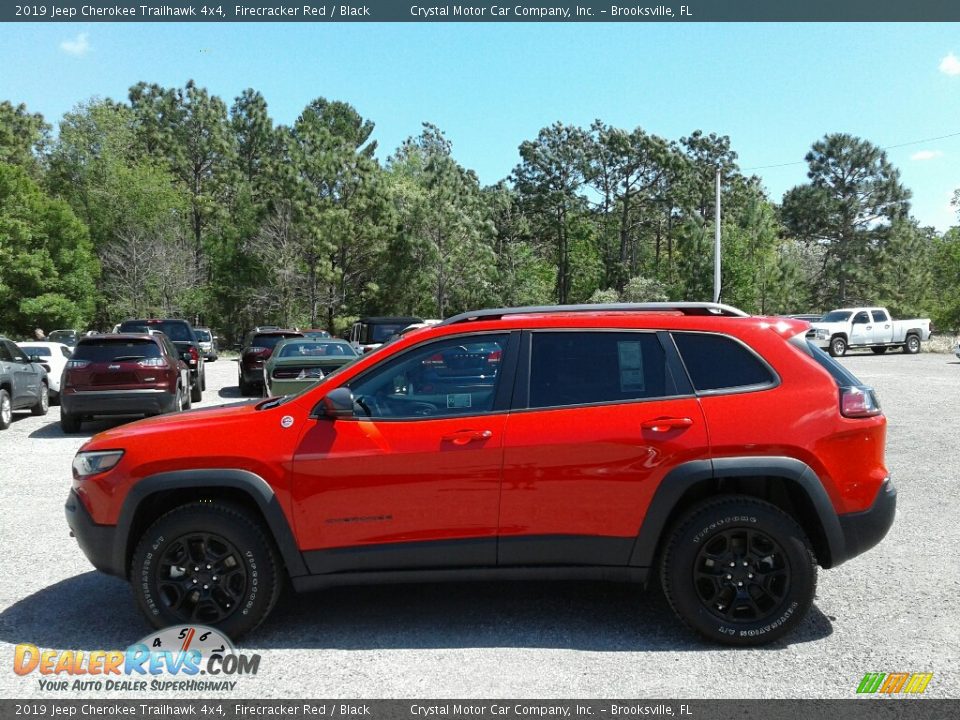 2019 Jeep Cherokee Trailhawk 4x4 Firecracker Red / Black Photo #2