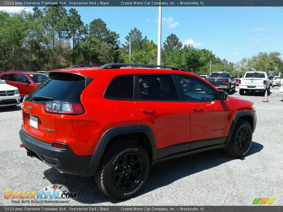 2019 Jeep Cherokee Trailhawk 4x4 Firecracker Red / Black Photo #5