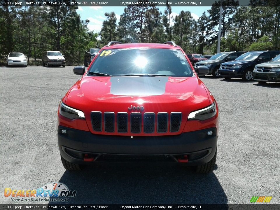 2019 Jeep Cherokee Trailhawk 4x4 Firecracker Red / Black Photo #8