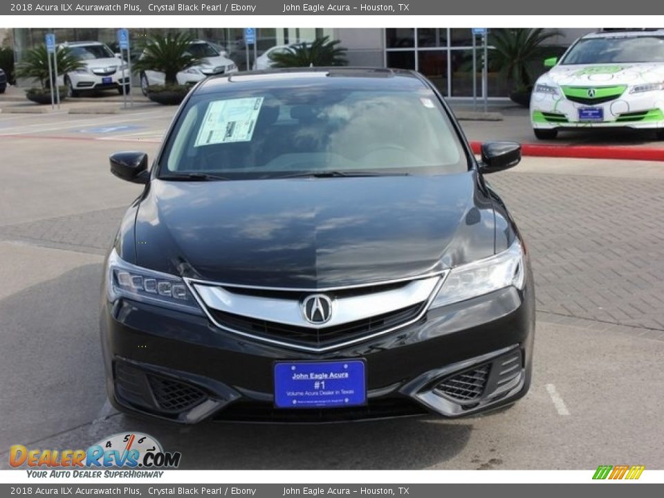 2018 Acura ILX Acurawatch Plus Crystal Black Pearl / Ebony Photo #2