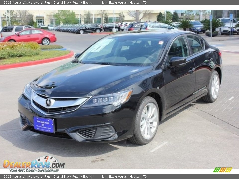 2018 Acura ILX Acurawatch Plus Crystal Black Pearl / Ebony Photo #3