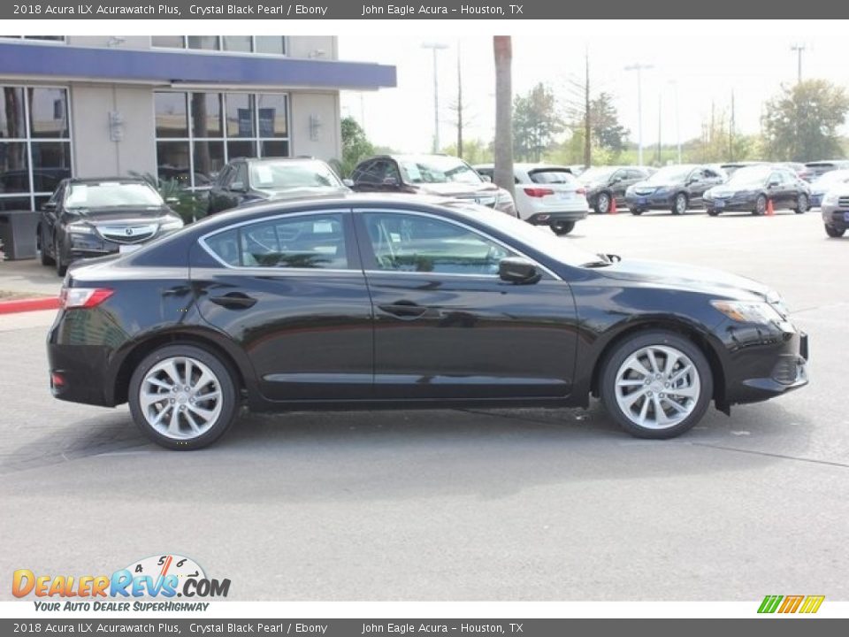 2018 Acura ILX Acurawatch Plus Crystal Black Pearl / Ebony Photo #8