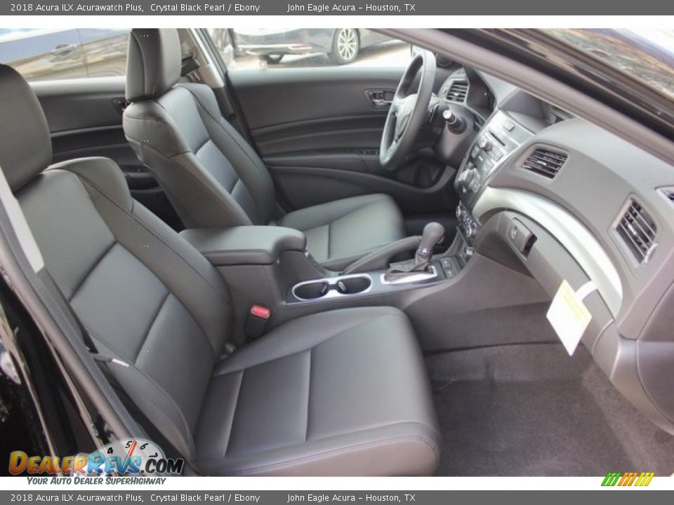 2018 Acura ILX Acurawatch Plus Crystal Black Pearl / Ebony Photo #21