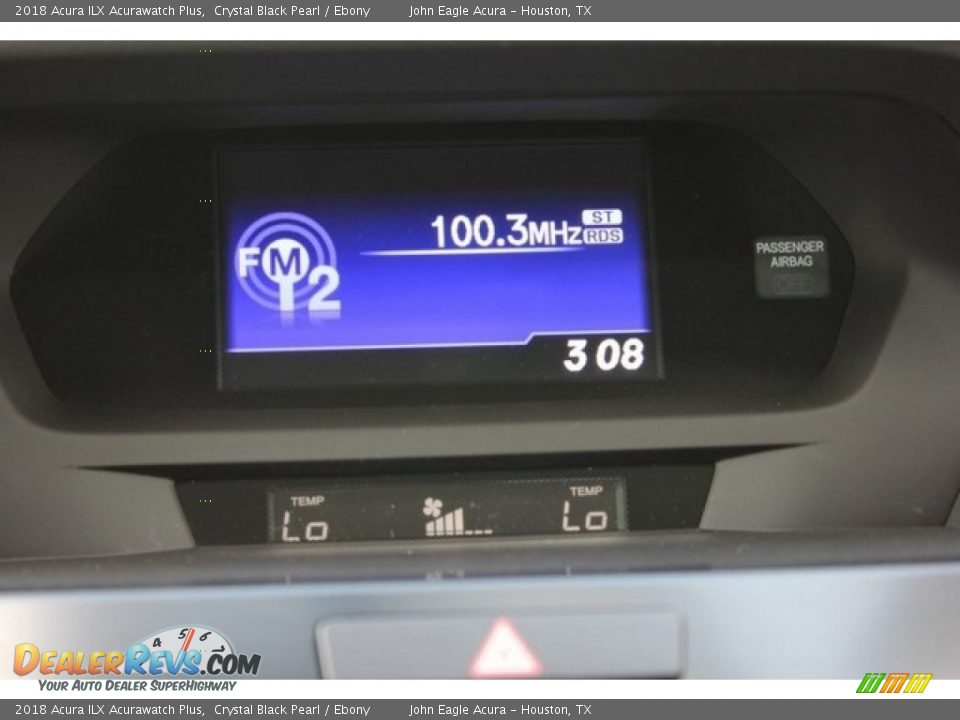 2018 Acura ILX Acurawatch Plus Crystal Black Pearl / Ebony Photo #30
