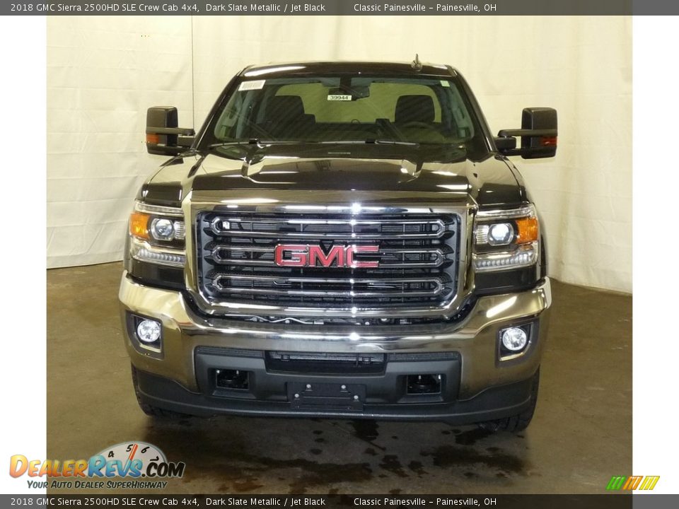 2018 GMC Sierra 2500HD SLE Crew Cab 4x4 Dark Slate Metallic / Jet Black Photo #4