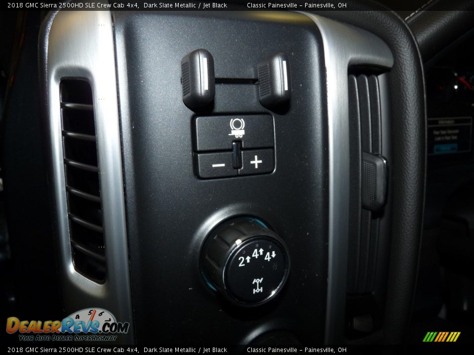 2018 GMC Sierra 2500HD SLE Crew Cab 4x4 Dark Slate Metallic / Jet Black Photo #8