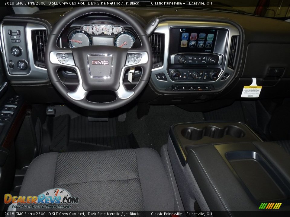 2018 GMC Sierra 2500HD SLE Crew Cab 4x4 Dark Slate Metallic / Jet Black Photo #9
