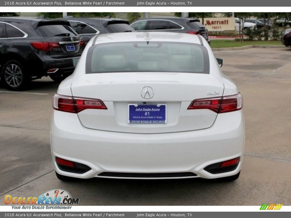 2018 Acura ILX Acurawatch Plus Bellanova White Pearl / Parchment Photo #6