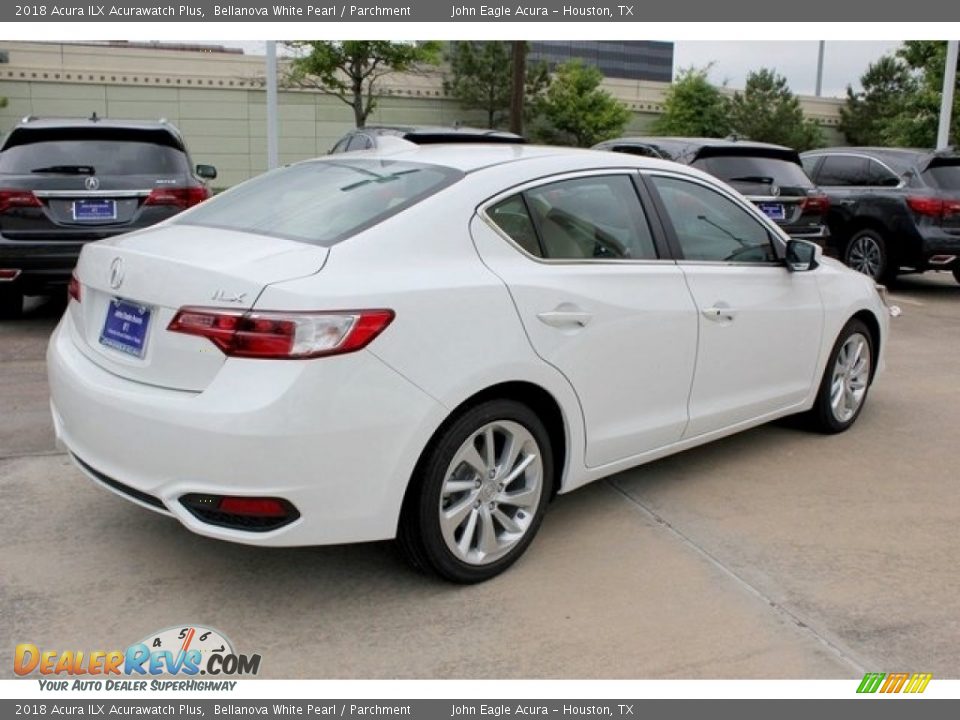 2018 Acura ILX Acurawatch Plus Bellanova White Pearl / Parchment Photo #7