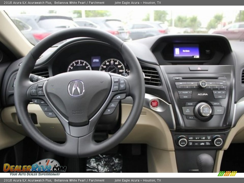 2018 Acura ILX Acurawatch Plus Bellanova White Pearl / Parchment Photo #9