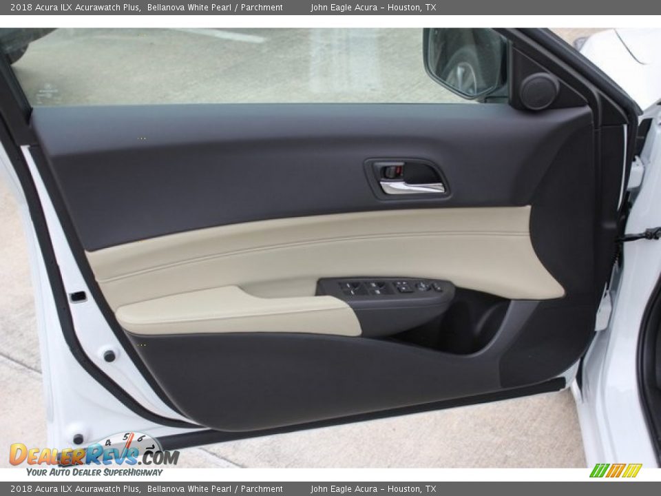 2018 Acura ILX Acurawatch Plus Bellanova White Pearl / Parchment Photo #12