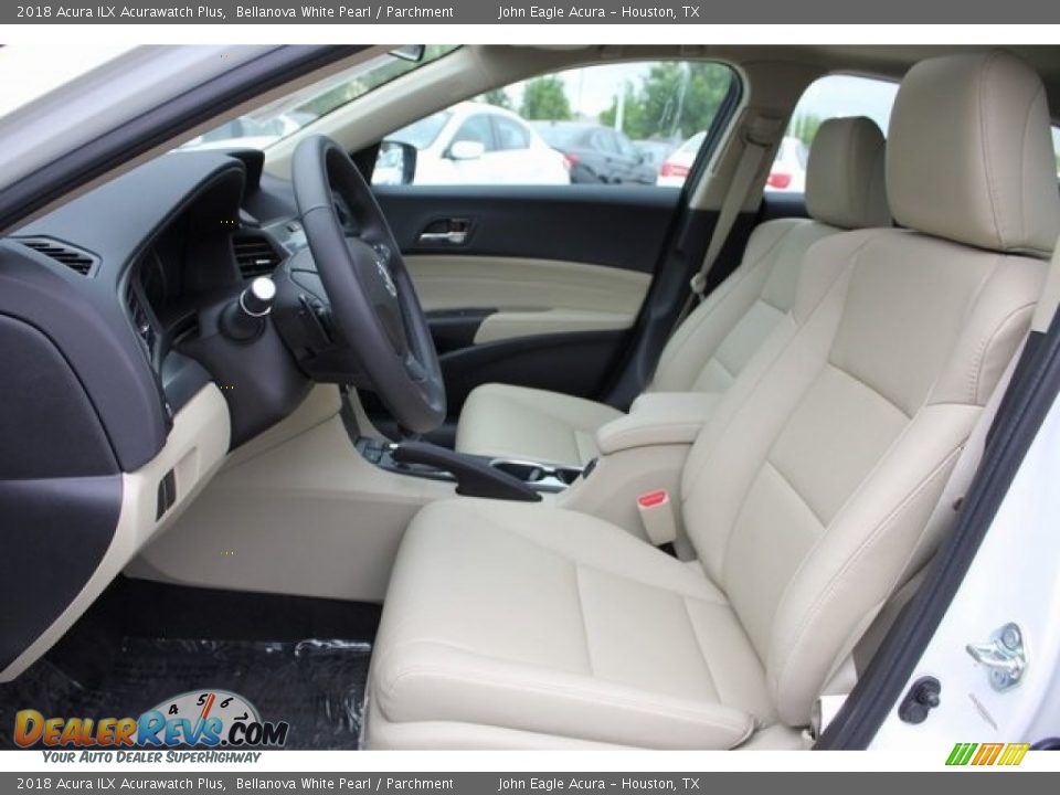 2018 Acura ILX Acurawatch Plus Bellanova White Pearl / Parchment Photo #13