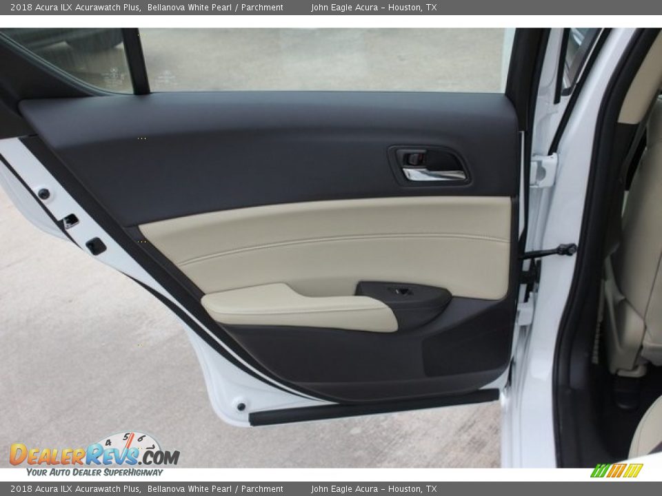 2018 Acura ILX Acurawatch Plus Bellanova White Pearl / Parchment Photo #14