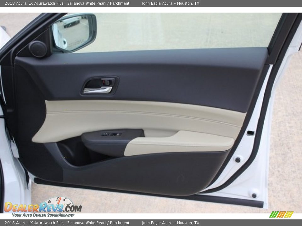 2018 Acura ILX Acurawatch Plus Bellanova White Pearl / Parchment Photo #18