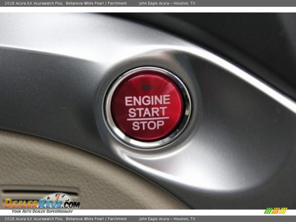 2018 Acura ILX Acurawatch Plus Bellanova White Pearl / Parchment Photo #34