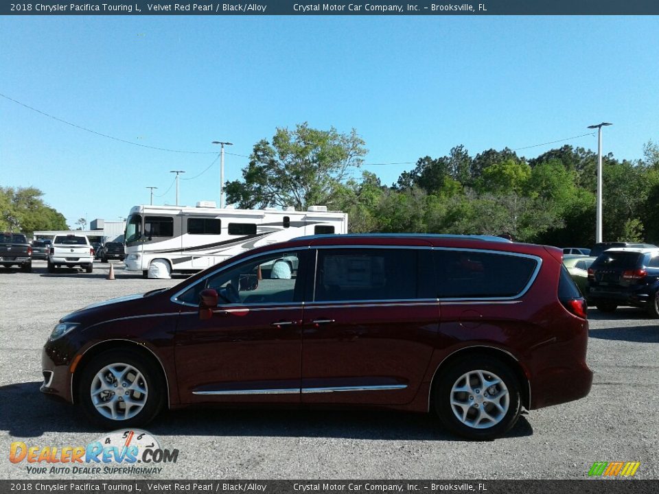 2018 Chrysler Pacifica Touring L Velvet Red Pearl / Black/Alloy Photo #2