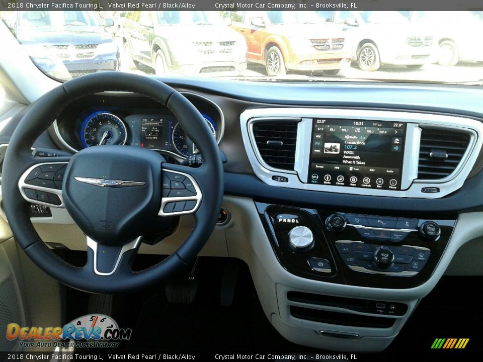 2018 Chrysler Pacifica Touring L Velvet Red Pearl / Black/Alloy Photo #13