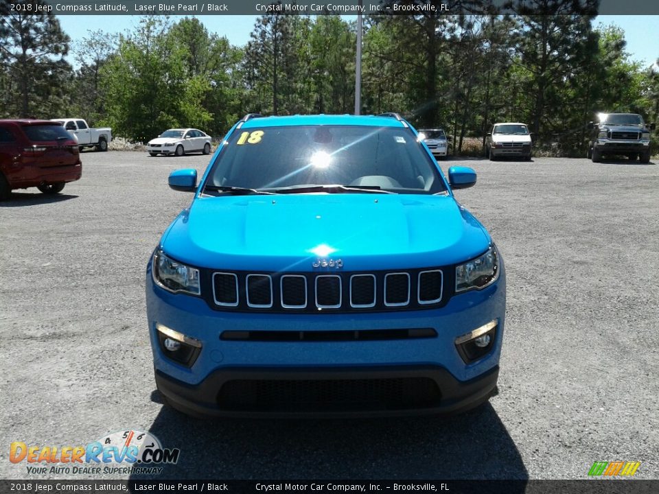 2018 Jeep Compass Latitude Laser Blue Pearl / Black Photo #8