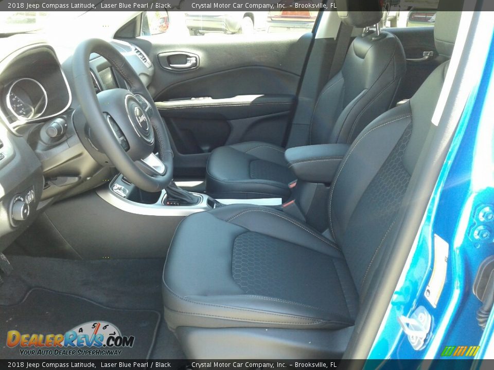2018 Jeep Compass Latitude Laser Blue Pearl / Black Photo #9