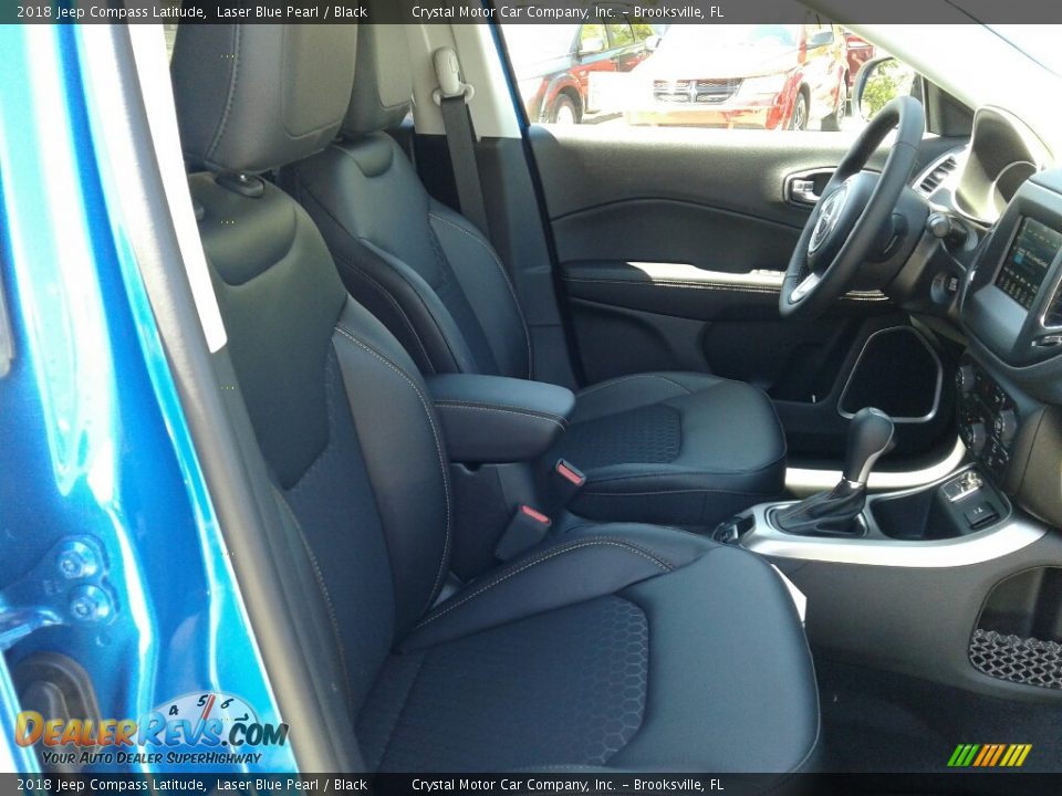 2018 Jeep Compass Latitude Laser Blue Pearl / Black Photo #12