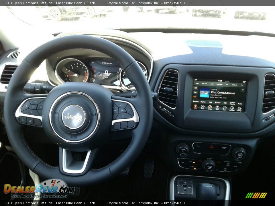 2018 Jeep Compass Latitude Laser Blue Pearl / Black Photo #13
